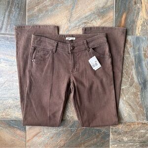 Cabi Brown Flare Leg Jeans NWT Women's Size 10